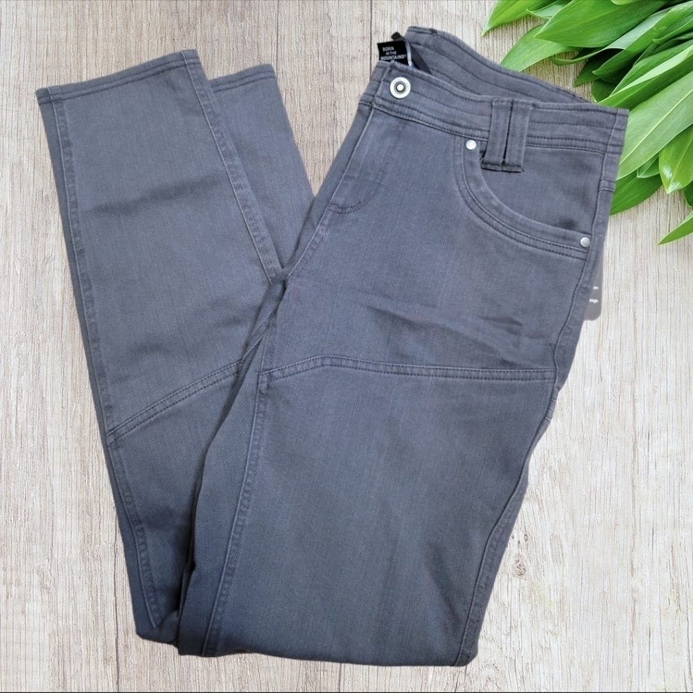 KUHL Danzr Kraftwerk Work Jeans Gray/ Alloy Skinny Jeans Size 10 New with Tags - Picture 5 of 12
